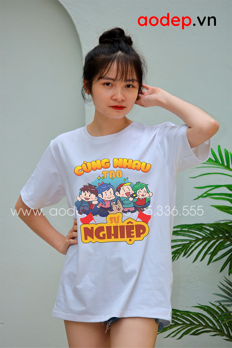 In áo team - Áo du lịch tại Sơn Tây